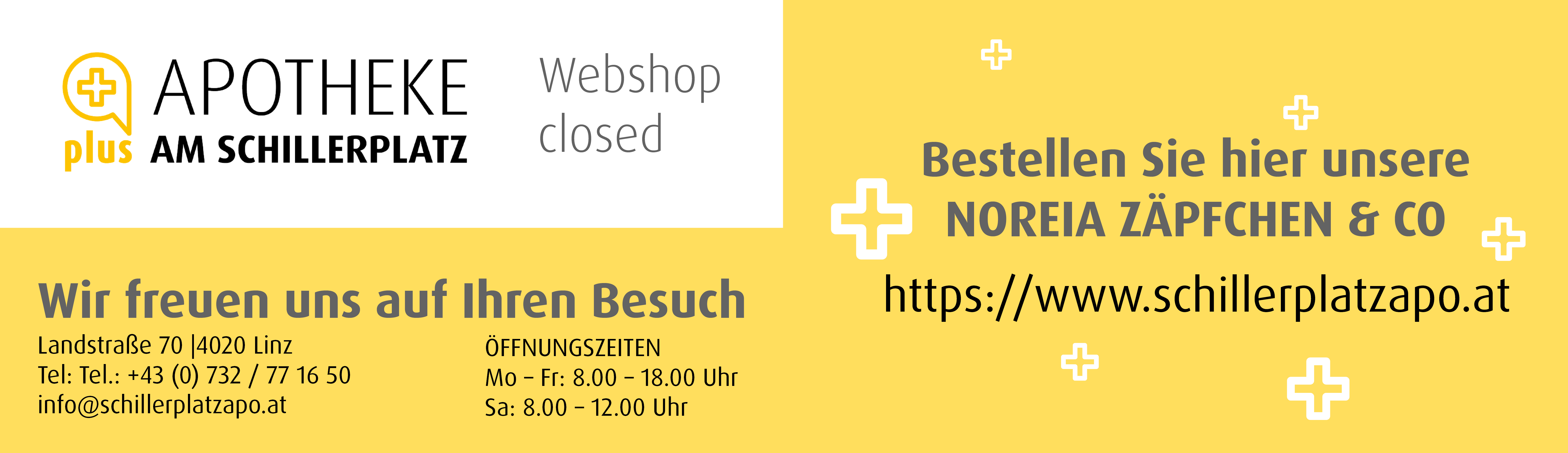 Webbshop geschlossen